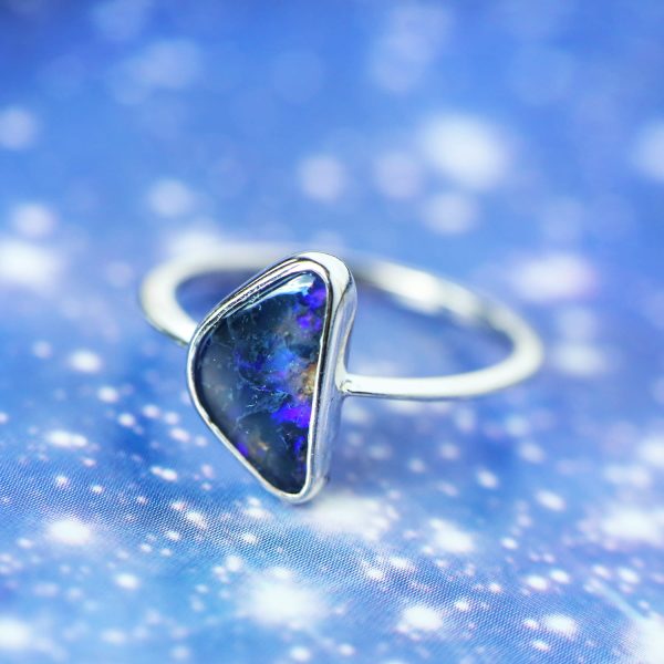 Pierścionek Opal r.13,5