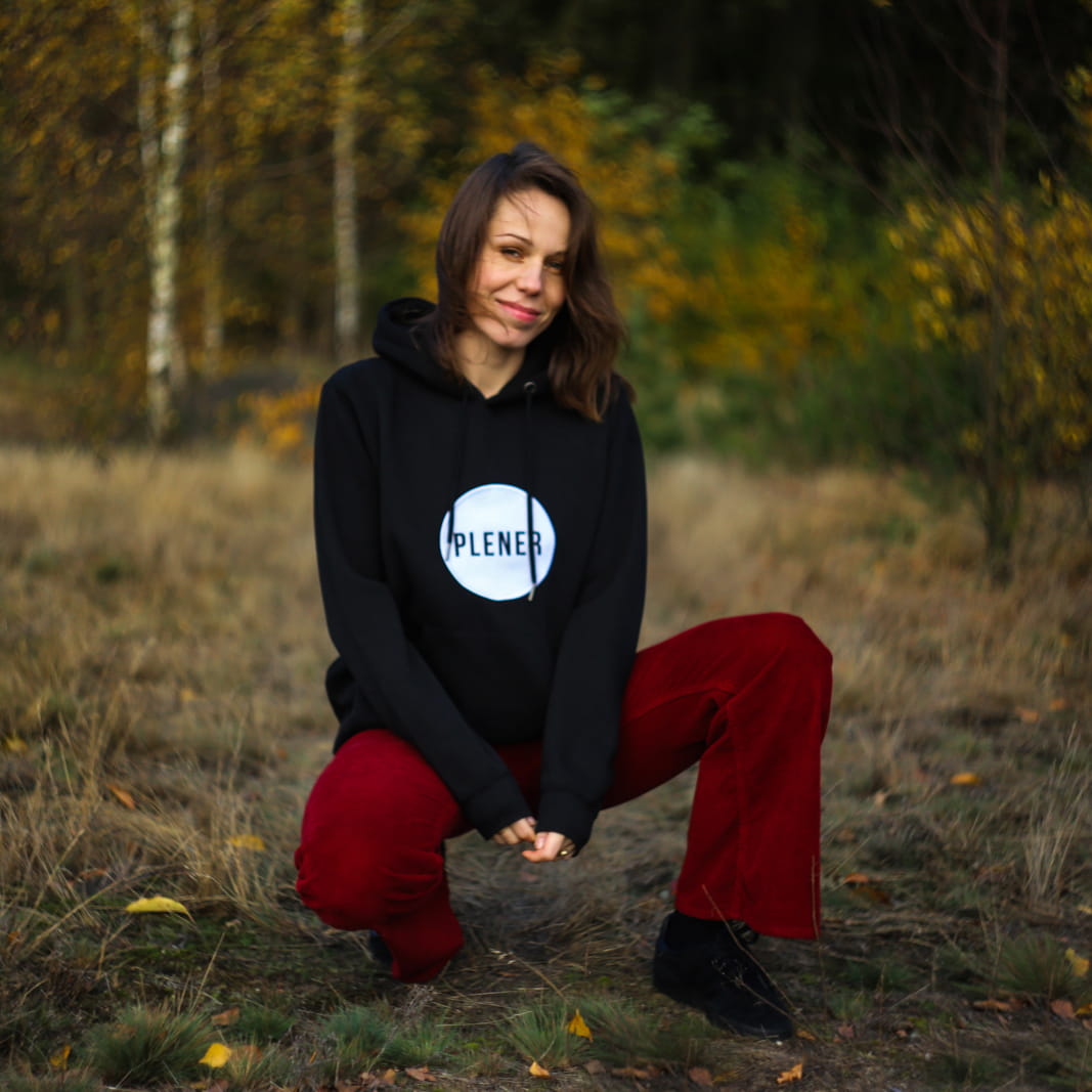 Bluza Plenerowa - czarna unisex — zdjęcie 3