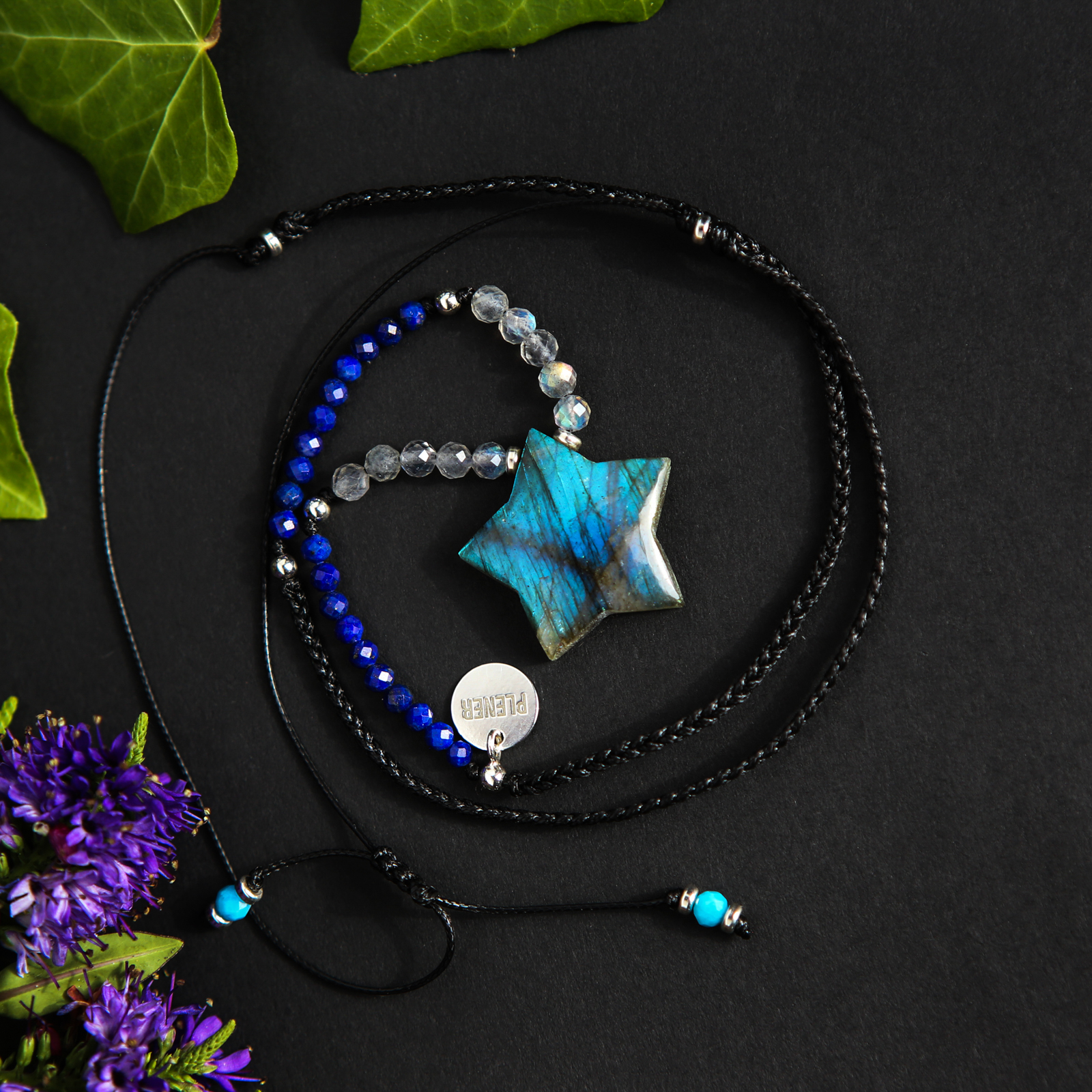 Amulet Labradoryt - 3 UNIKAT — zdjęcie 3