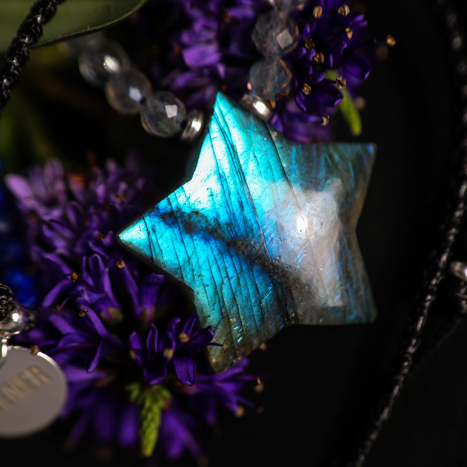 Amulet Labradoryt - 3 UNIKAT — zdjęcie 2