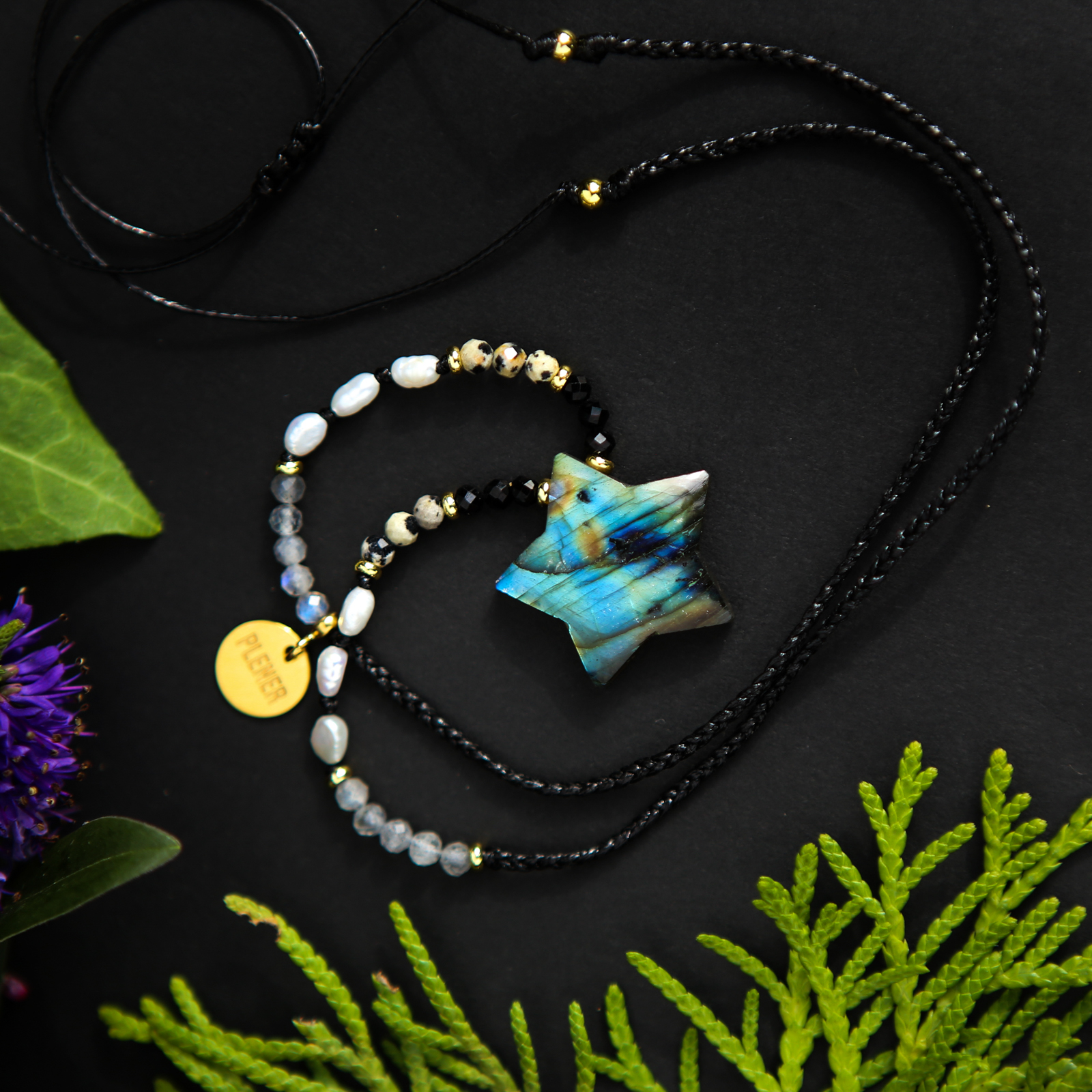 Amulet Labradoryt - 4 UNIKAT — zdjęcie 2
