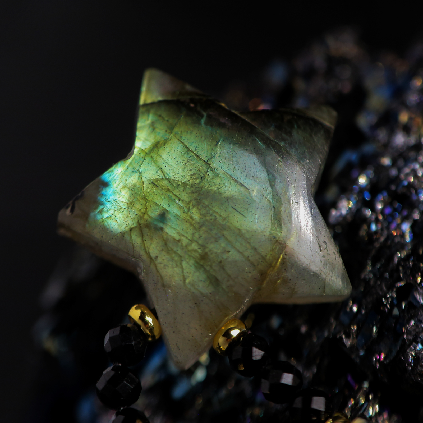 Amulet Labradoryt - 6 UNIKAT — zdjęcie 2