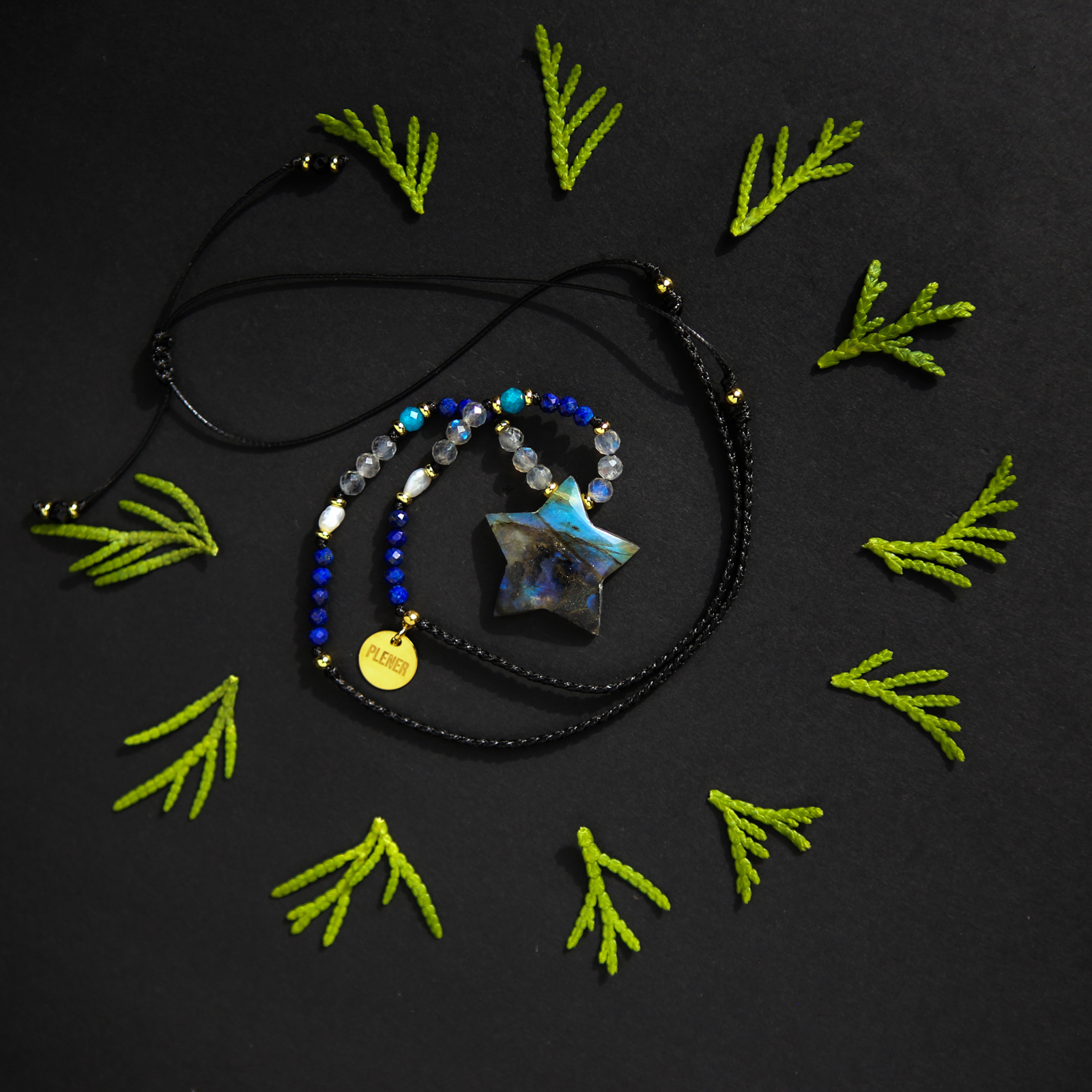 Amulet Labradoryt - 7 UNIKAT