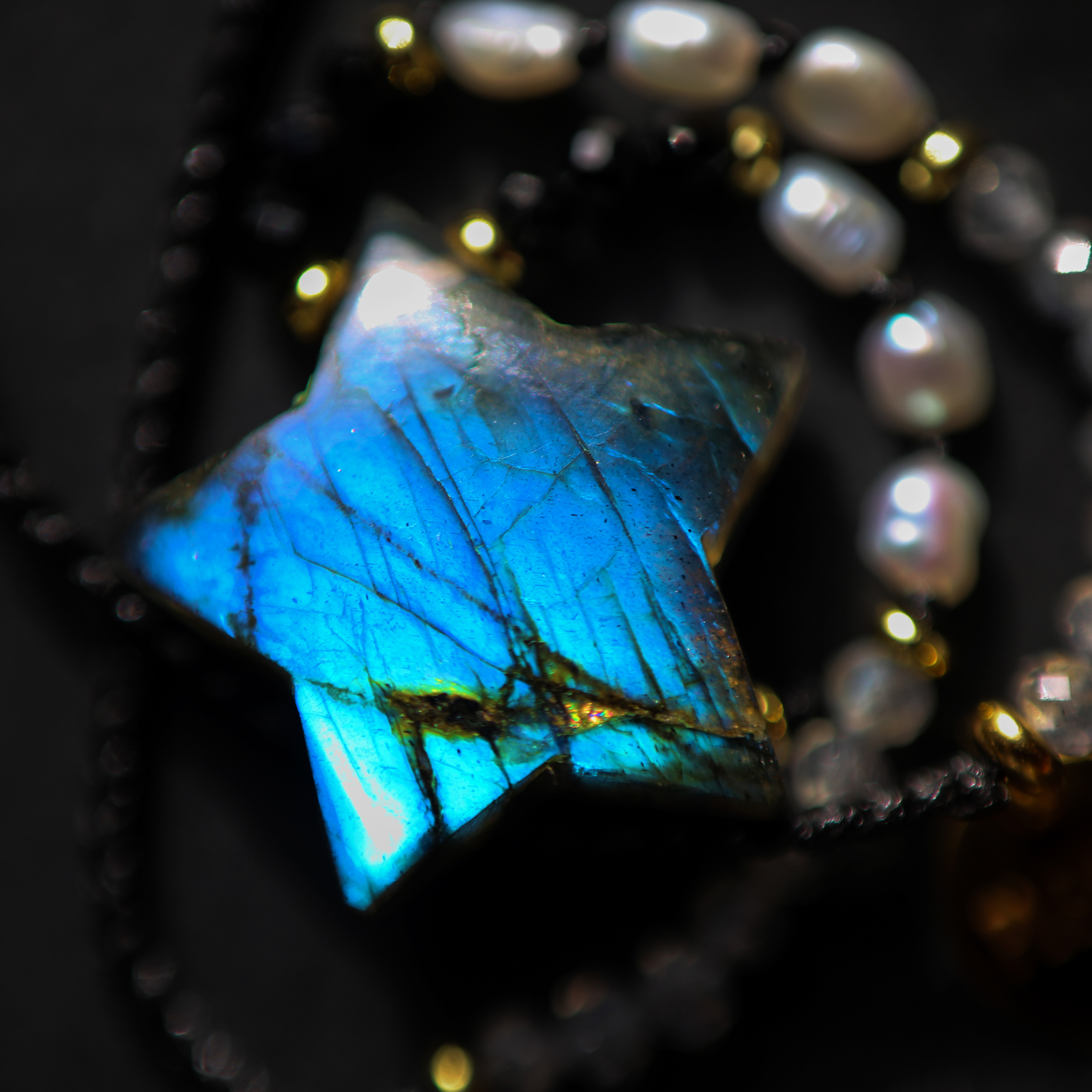Amulet Labradoryt - 14 UNIKAT — zdjęcie 3