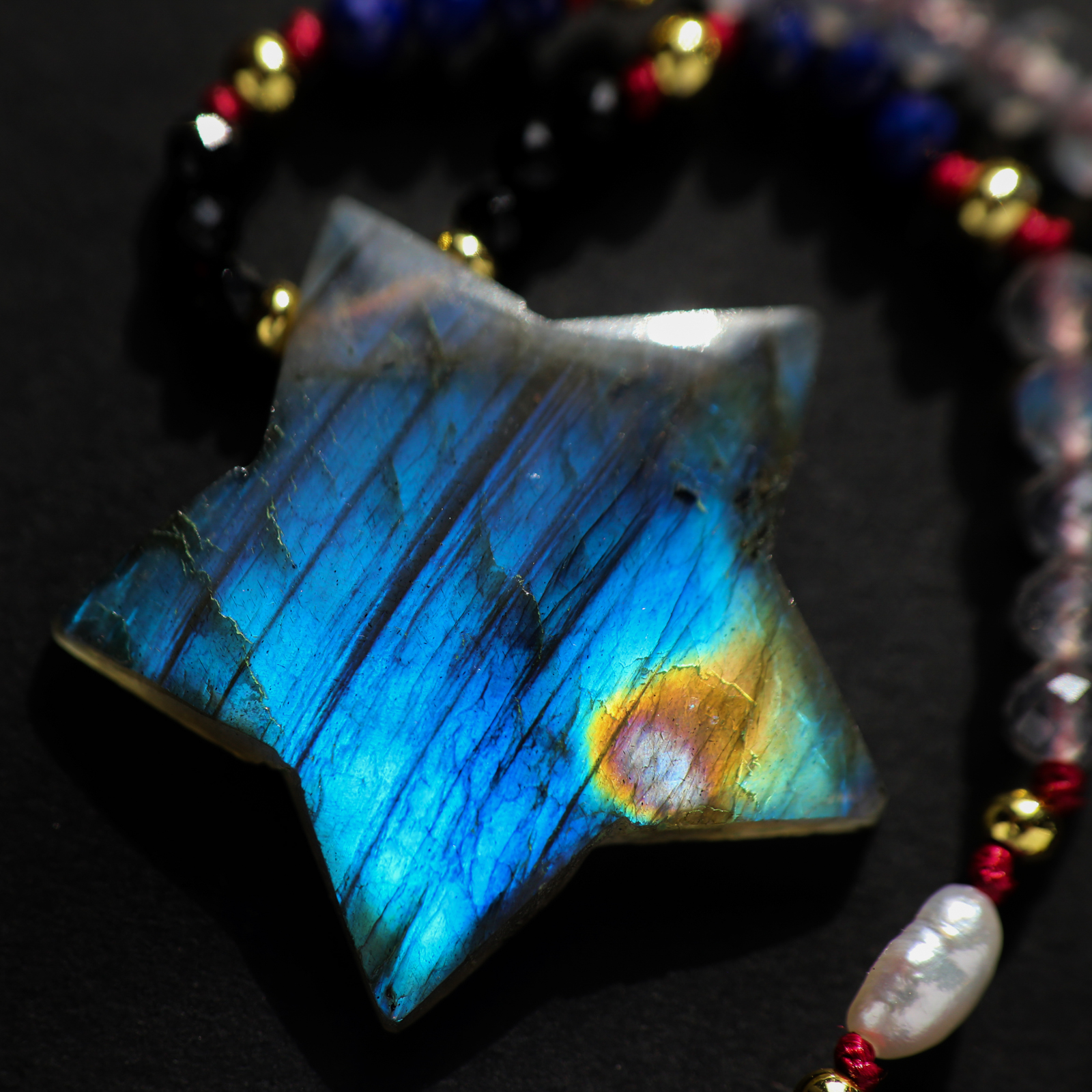 Amulet Labradoryt - 15 UNIKAT — zdjęcie 2