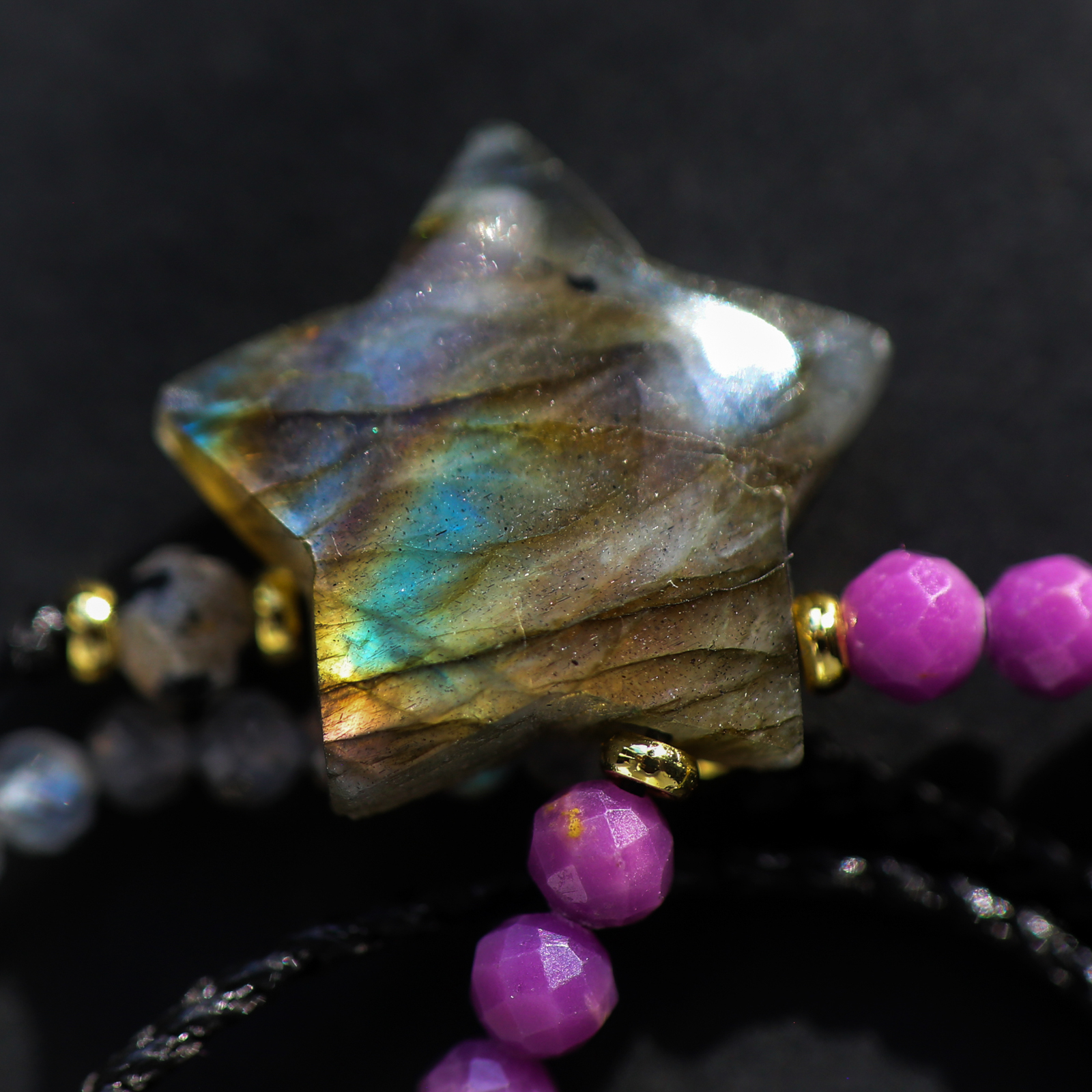 Amulet Labradoryt - 30 UNIKAT — zdjęcie 2