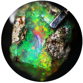 opal kamień biżuteria